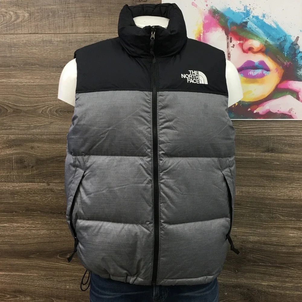 The North Face Nuptse Puffer Vest Mens‎ XL Goose Down Insulated NF0A3JQQ